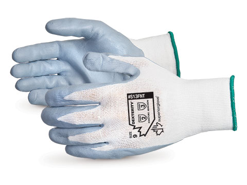 #S13FNT Superior Glove® Dexterity® NT Foam-Nitrile-Dipped Work Gloves
